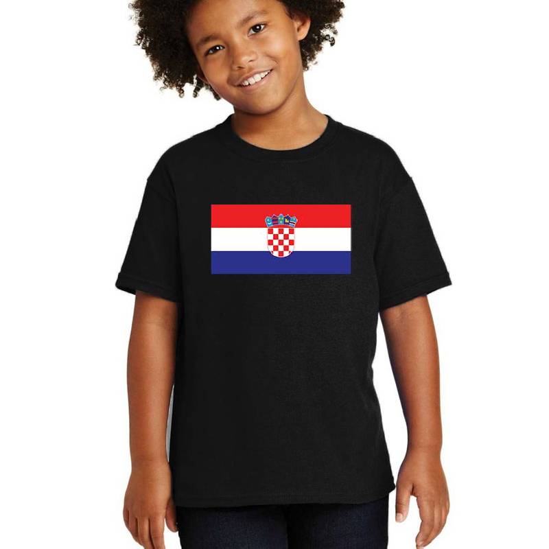 Croatia Flag Premium Flat Bill Snapback Caps