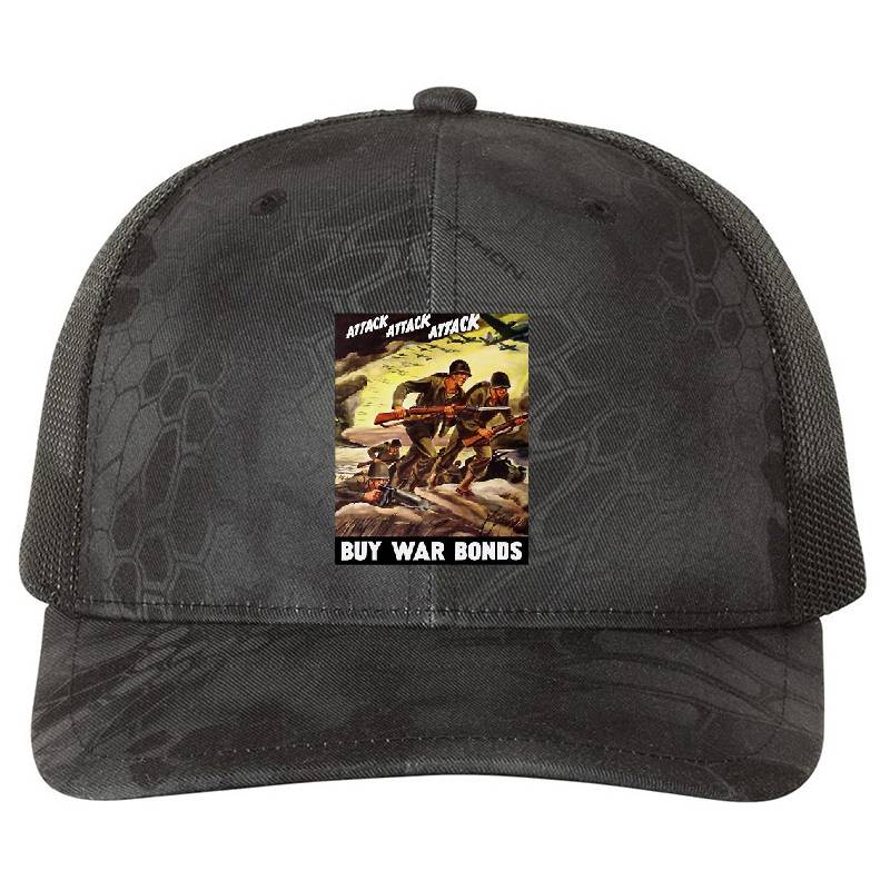 Buy War Bonds -- WW2 Propaganda Flexfit Baseball Caps