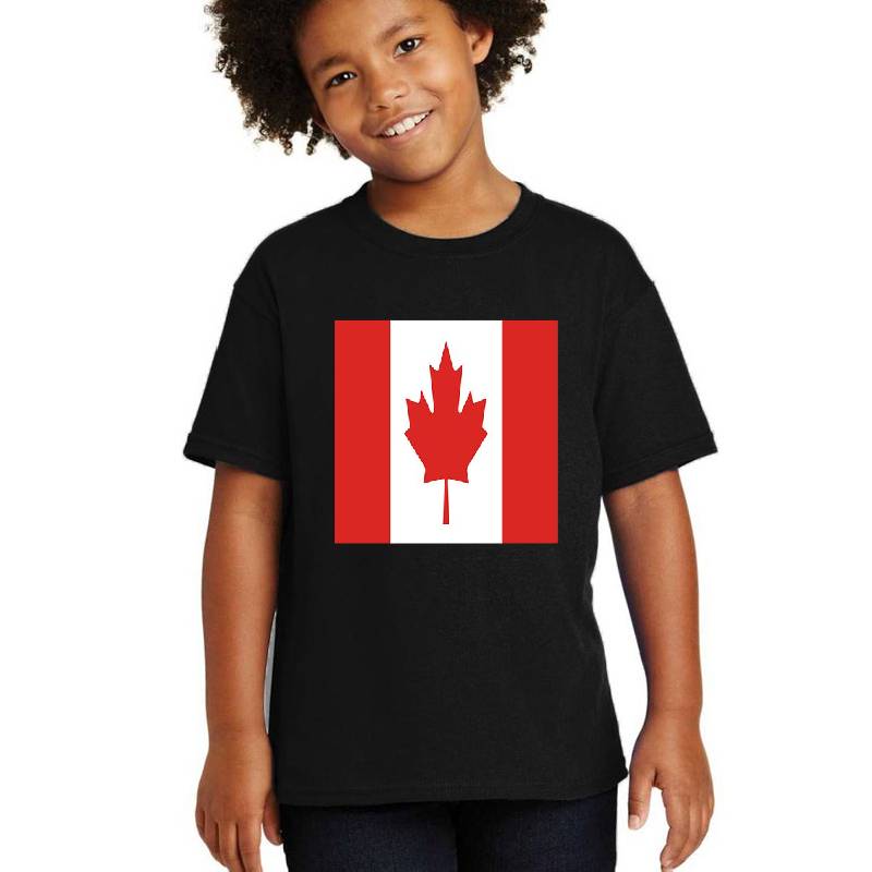 Canada flag great country  Youth Hooded Sweatshirts