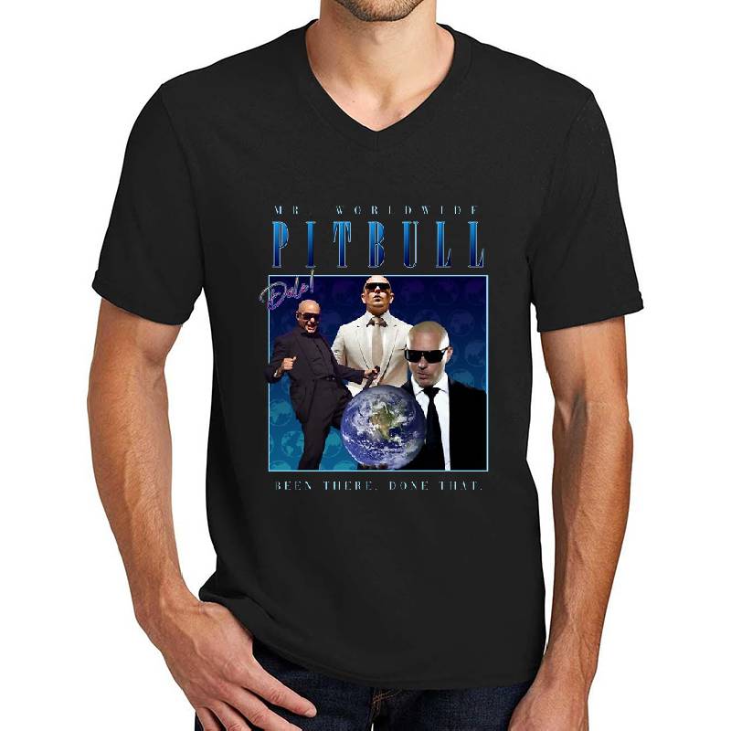 pitbull homage shirt (parody) Premium Flat Bill Snapback Caps