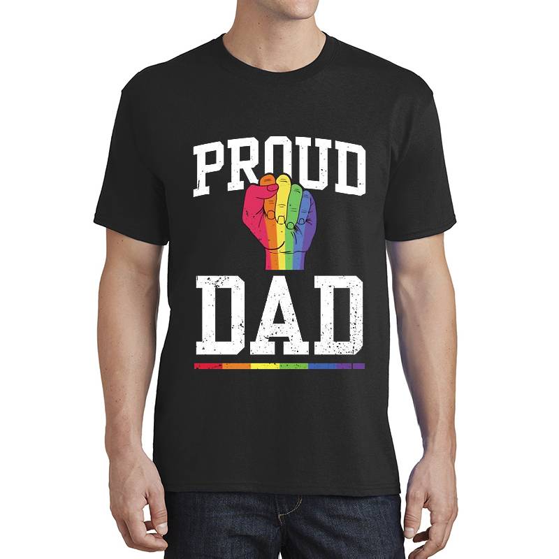 Proud Dad Lgbt Awareness Gender Equality Rainbow Flag Richardson Premium Trucker Snapback Caps