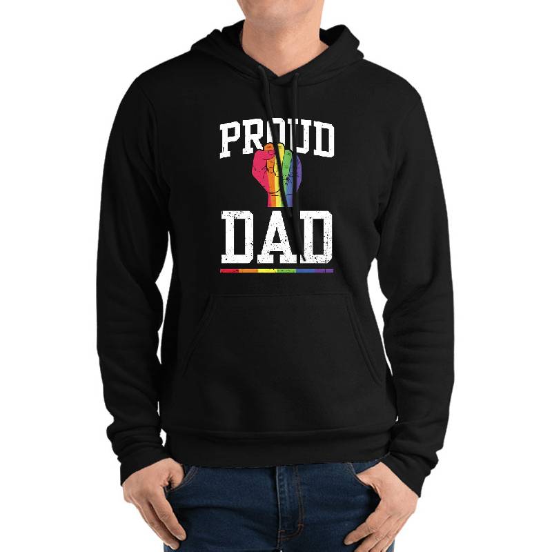 Proud Dad Lgbt Awareness Gender Equality Rainbow Flag Richardson Premium Trucker Snapback Caps