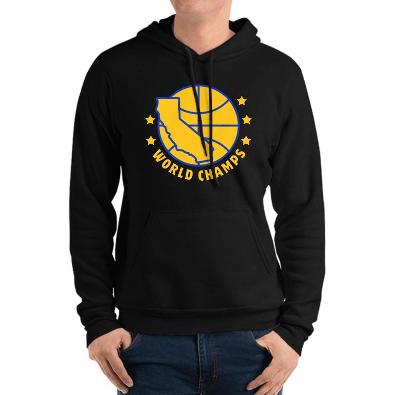 2017 Warriors Five Dubs 5W Championship World Champs Unisex Hooded Sweatshirt Men Black