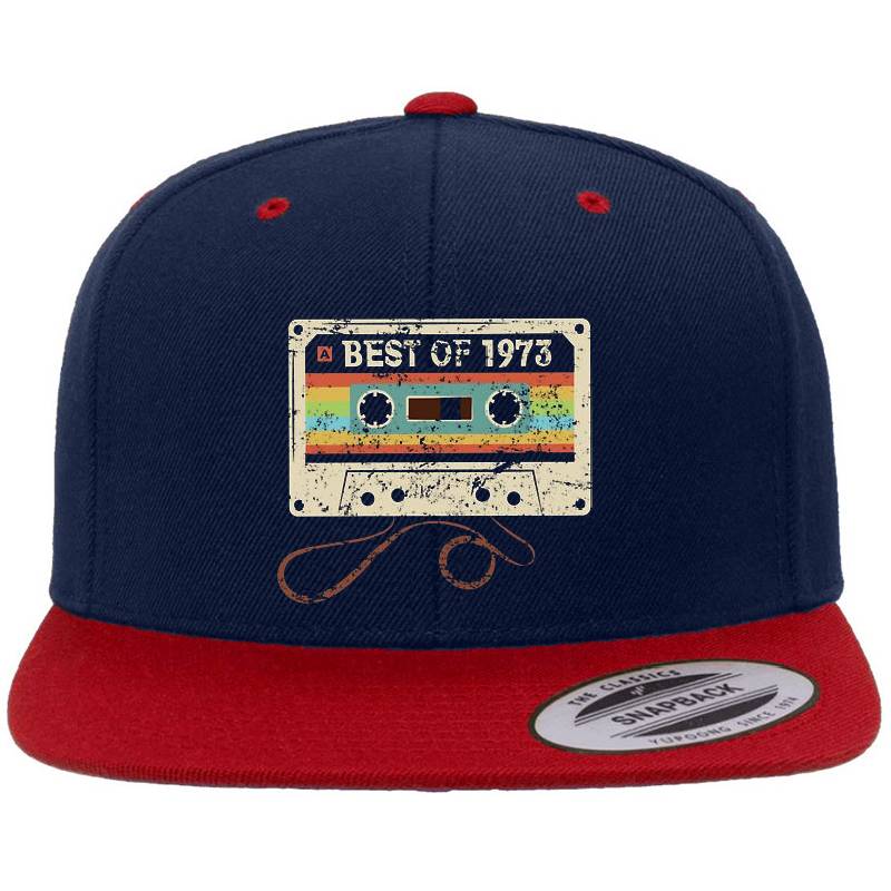 Best of 1973 Funny Vintage Cassette T-Shirt 51st Birthday Gift for Men Women Richardson Premium Trucker Snapback Caps