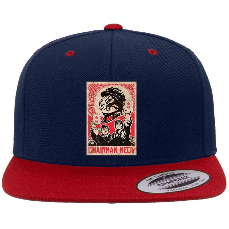 Meow Mao China cat meme Flexfit Baseball Caps