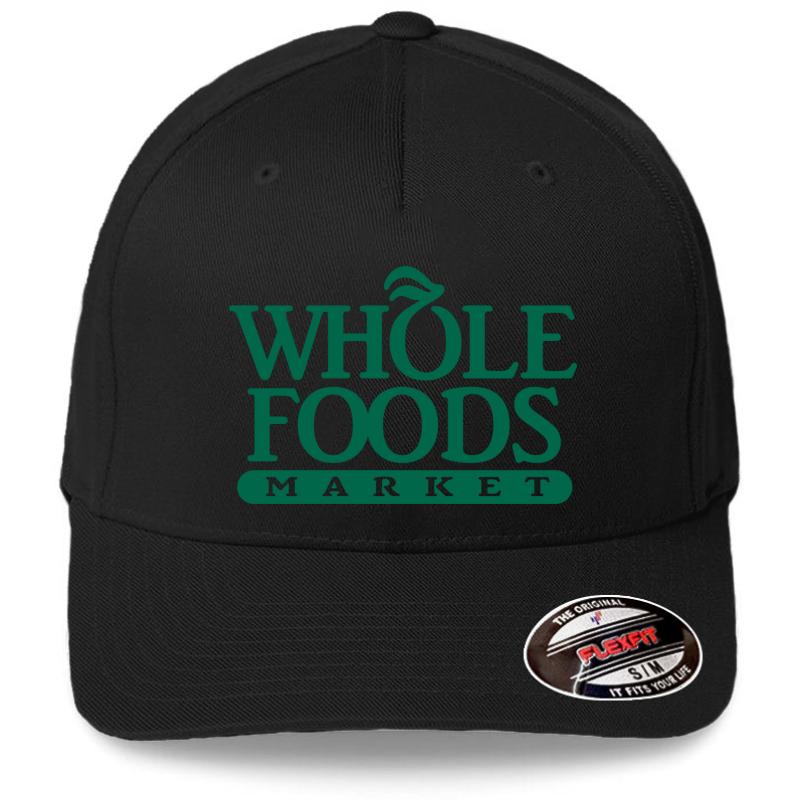 Whole Foods Market Flexfit Baseball Cap  Black