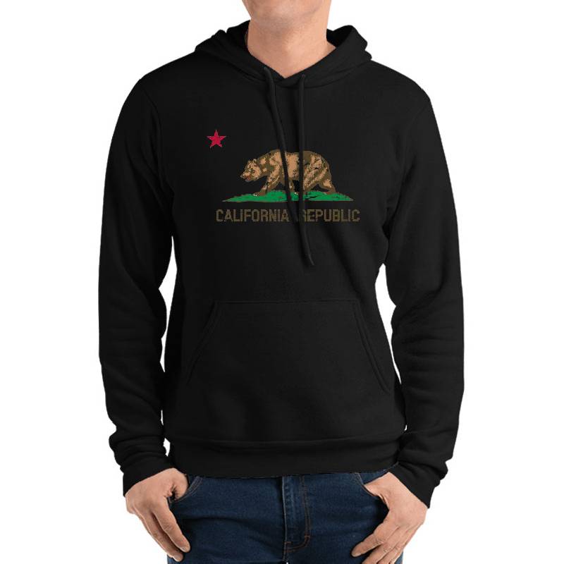 California Republic State Flag Distressed Vintage Youth T-Shirts