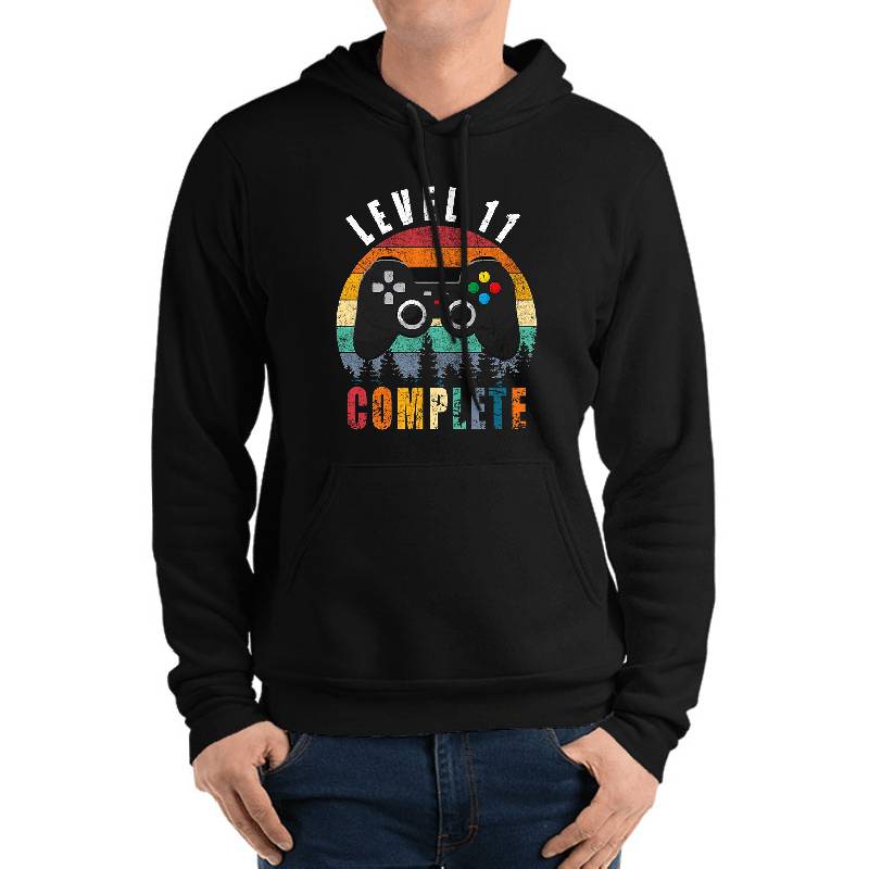 Level 11 Complete Retro Vintage 11st Birthday Gift For Gamer Unisex T-shirts