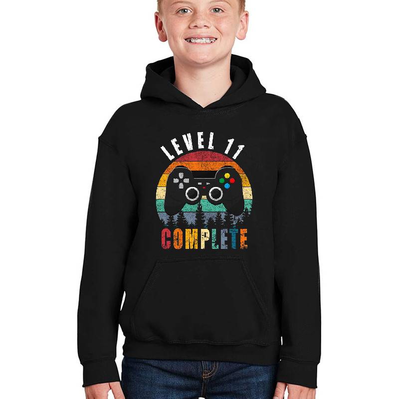Level 11 Complete Retro Vintage 11st Birthday Gift For Gamer Unisex T-shirts