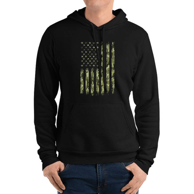 Camo American Flag Desert Camouflage Tactical Military Green  Premium Flat Bill Snapback Caps