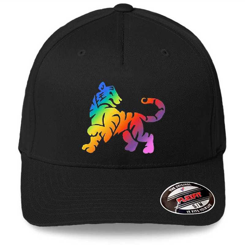 Multicolored Tiger Emblem Unisex T-shirts