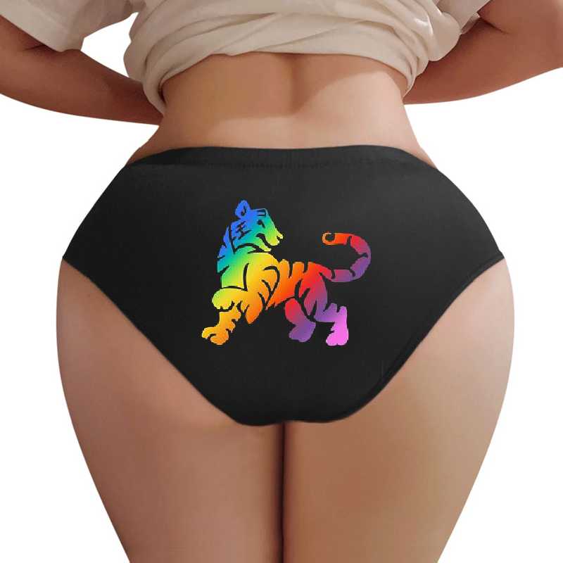 Multicolored Tiger Emblem Unisex T-shirts