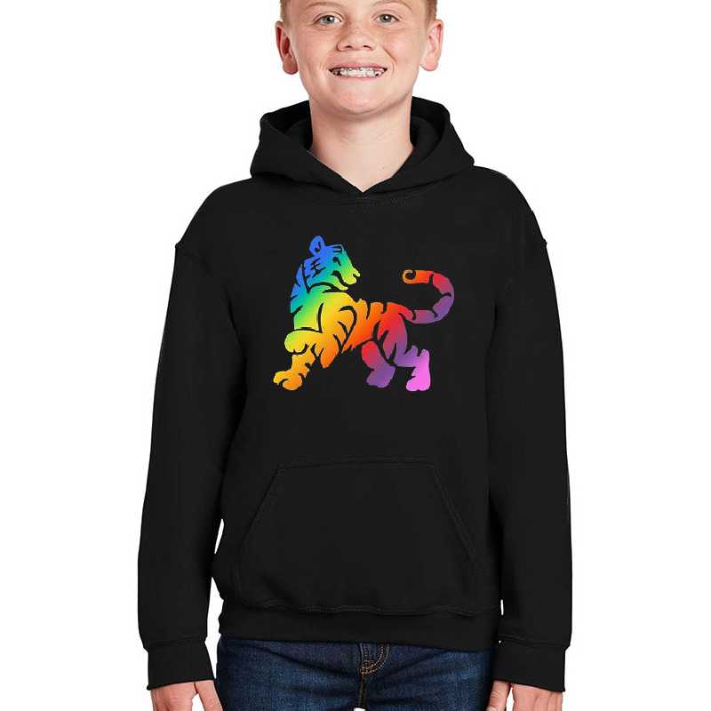 Multicolored Tiger Emblem Unisex T-shirts