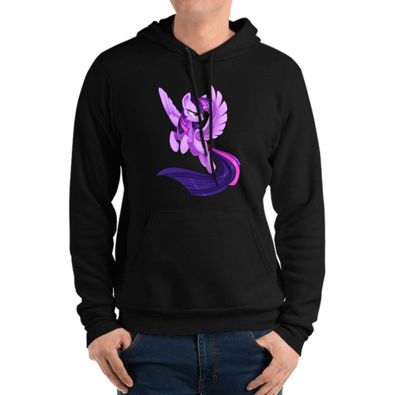 Twilight Sparkle Unisex Hooded Sweatshirt Men Black