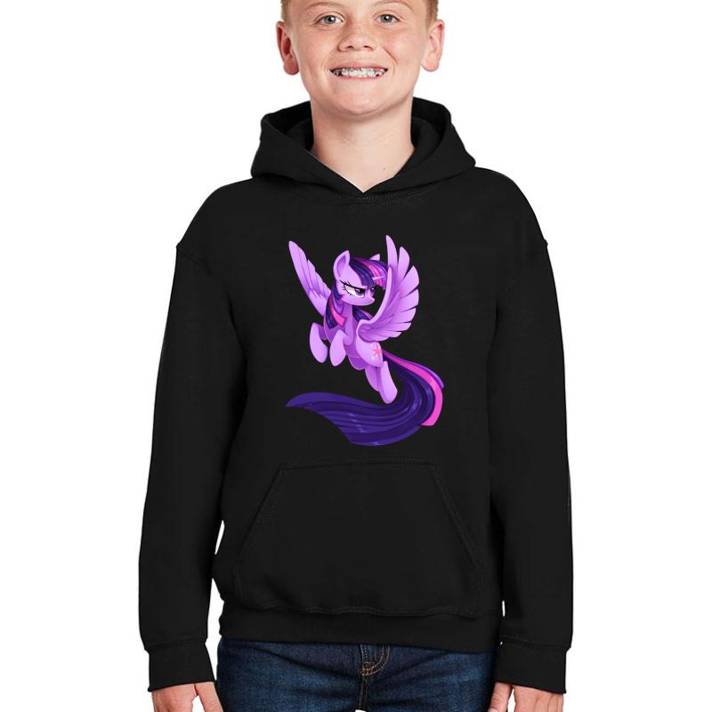 Twilight Sparkle Youth Hooded Sweatshirt Boy Black