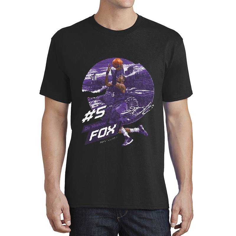 De'Aaron Fox City Emblem Youth T-Shirts