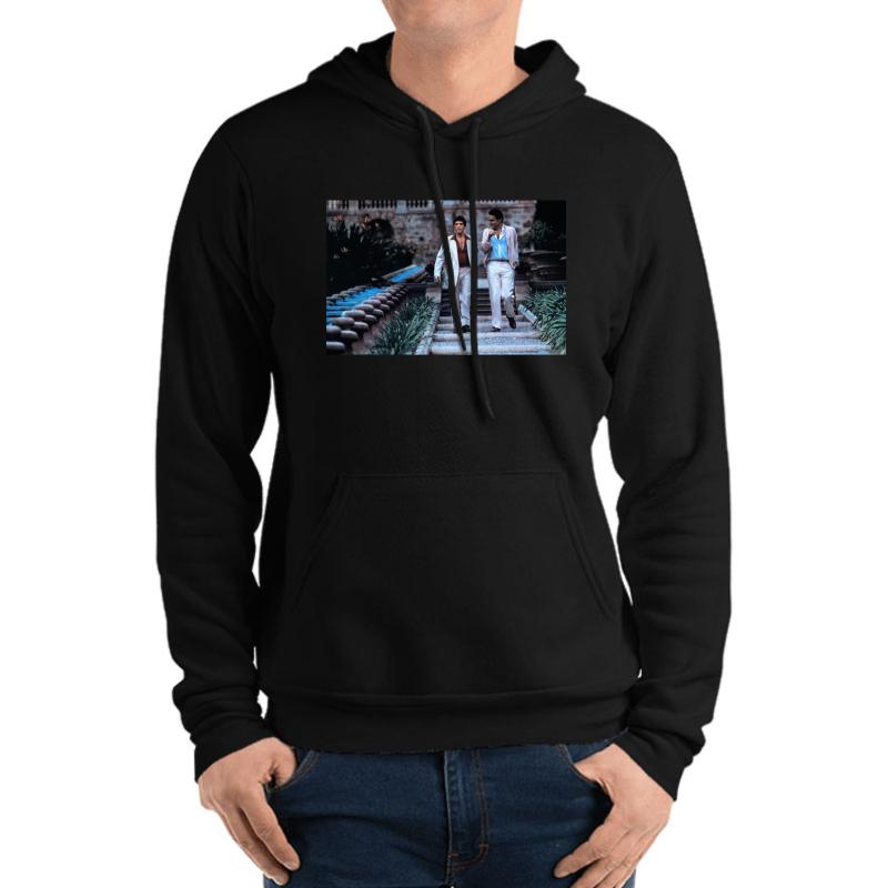 Tony Montana & Alejandro Sosa Scarface 1983 Unisex Hooded Sweatshirt Men Black