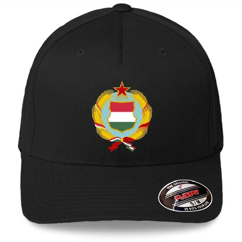 Communist Hungary emblem Premium Flat Bill Snapback Caps