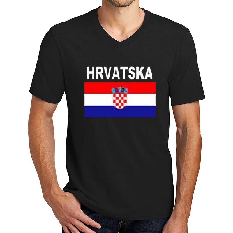 Croatia Flag Cool Croatian Hrvatska Flags Gift Men Women T-Shirt Unisex T-shirts