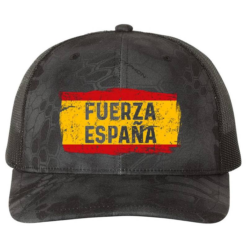 Spain Flag Cool Spanish Flag Bandera España Men Women T-Shirt Flexfit Baseball Caps