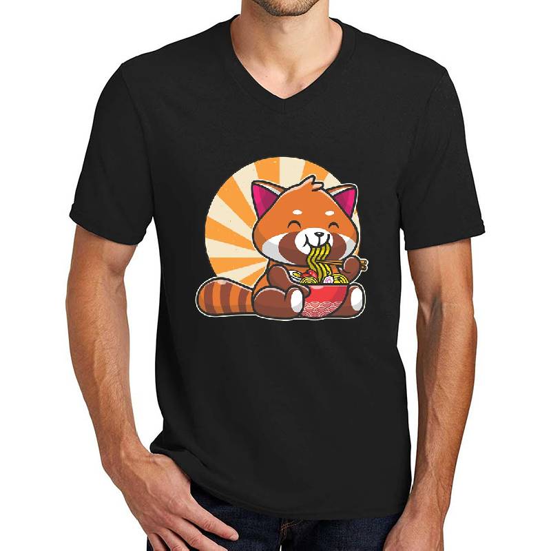 Red Panda Ramen Japanese Noodles Cute Kawaii Anime Gifts Girl Teen Unisex Polo Jersey Sport Shirts