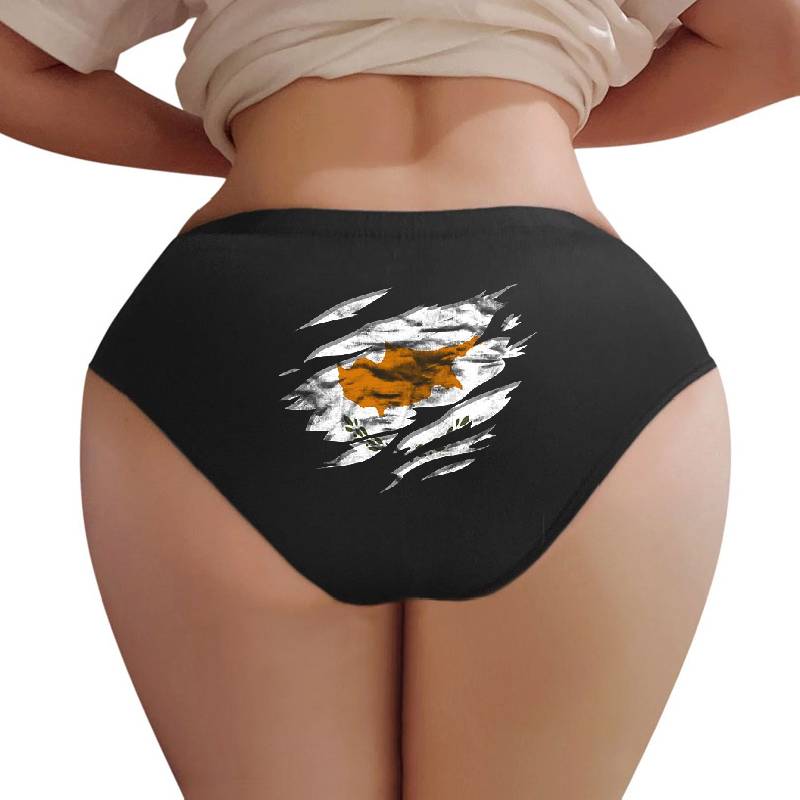 Ripped Rip Open Cyprus Flag Palm Youth Hooded Sweatshirts