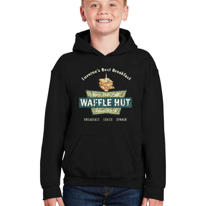 The Waffle Hut Fargo Season 2  Youth Hooded Sweatshirt Boy Black