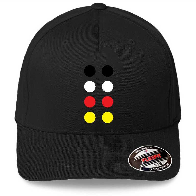 Black White Red Yellow Dots Unisex T-shirts