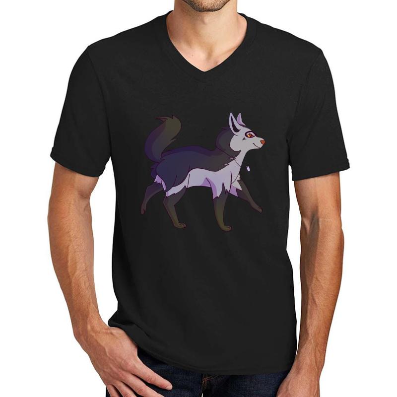 Army Mightyena Unisex V-Neck T-Shirt Men Black