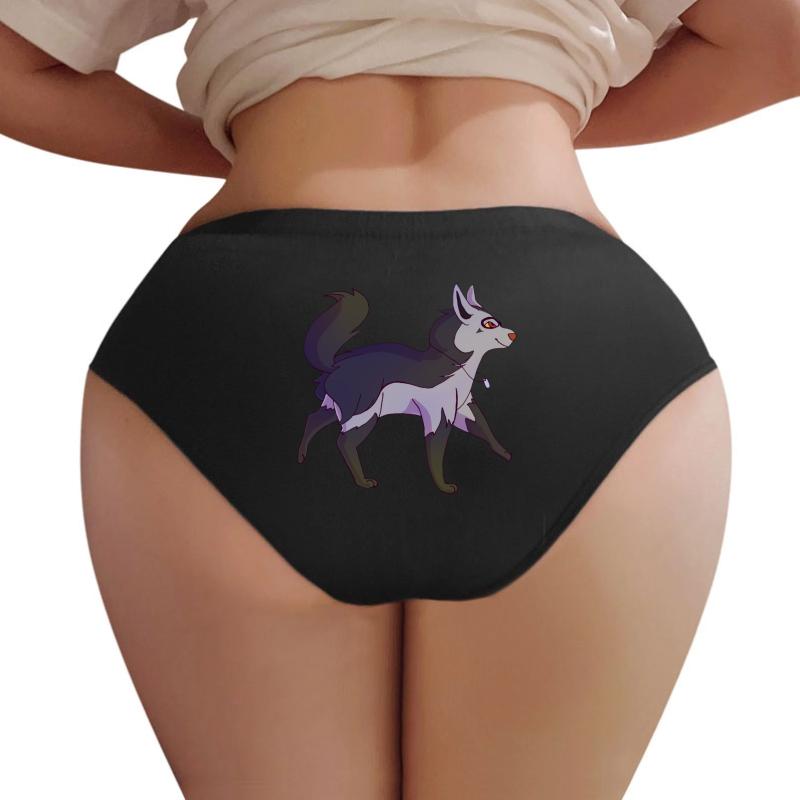 Army Mightyena Women Underwear Panties Women Black