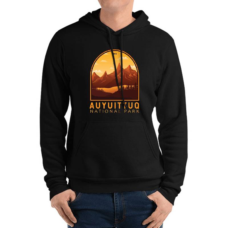 Auyuittuq National Park Canada Emblem Premium Flat Bill Snapback Caps