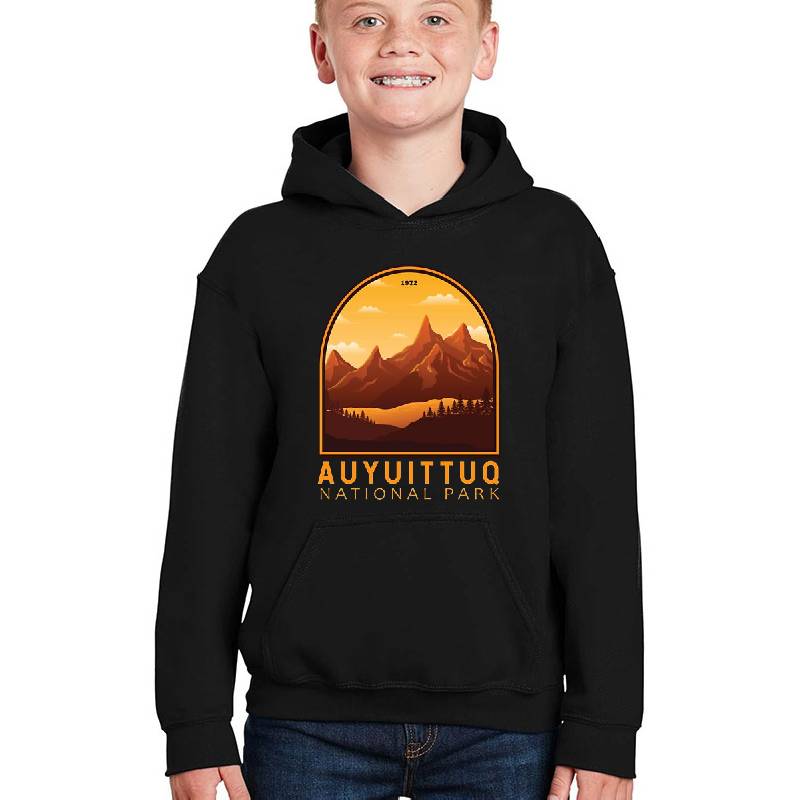 Auyuittuq National Park Canada Emblem Premium Flat Bill Snapback Caps