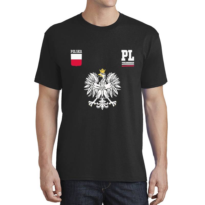 Poland Fan Polish Eagle Polska Flag  Unisex Polo Jersey Sport Shirts