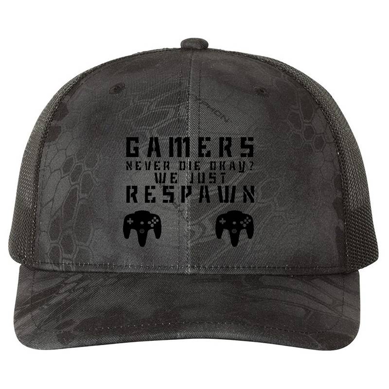 Gamers Never Die  Funny Gamer Unisex T-shirts