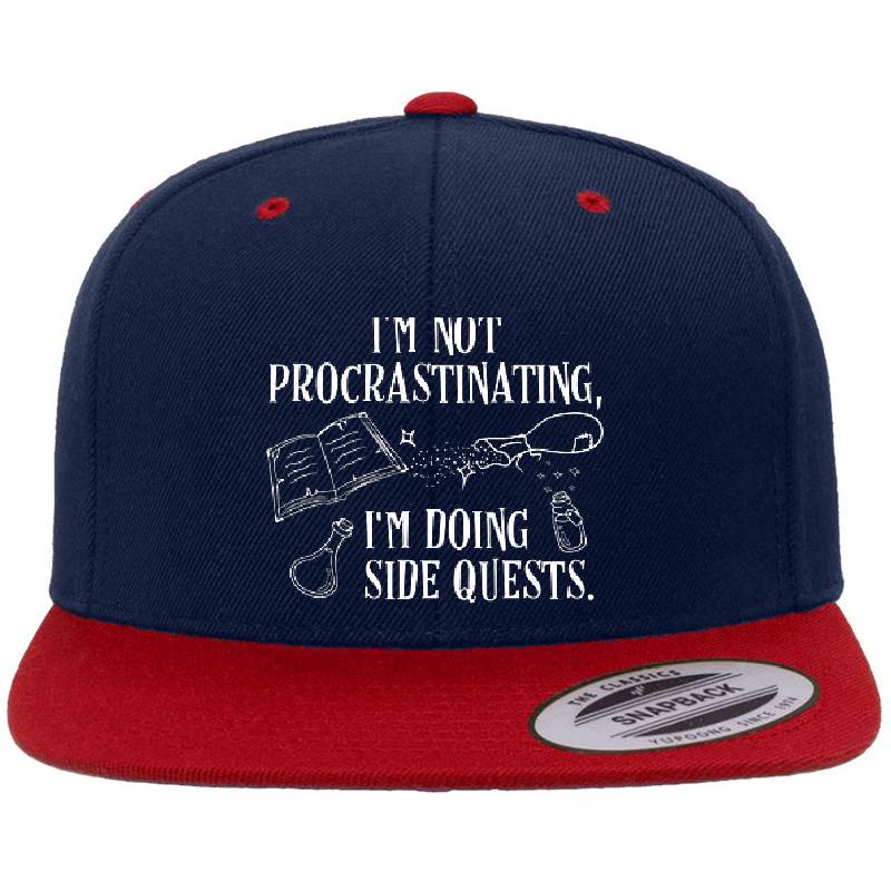 I'm not procrastinating i'm doing side quests Richardson Premium Trucker Snapback Caps