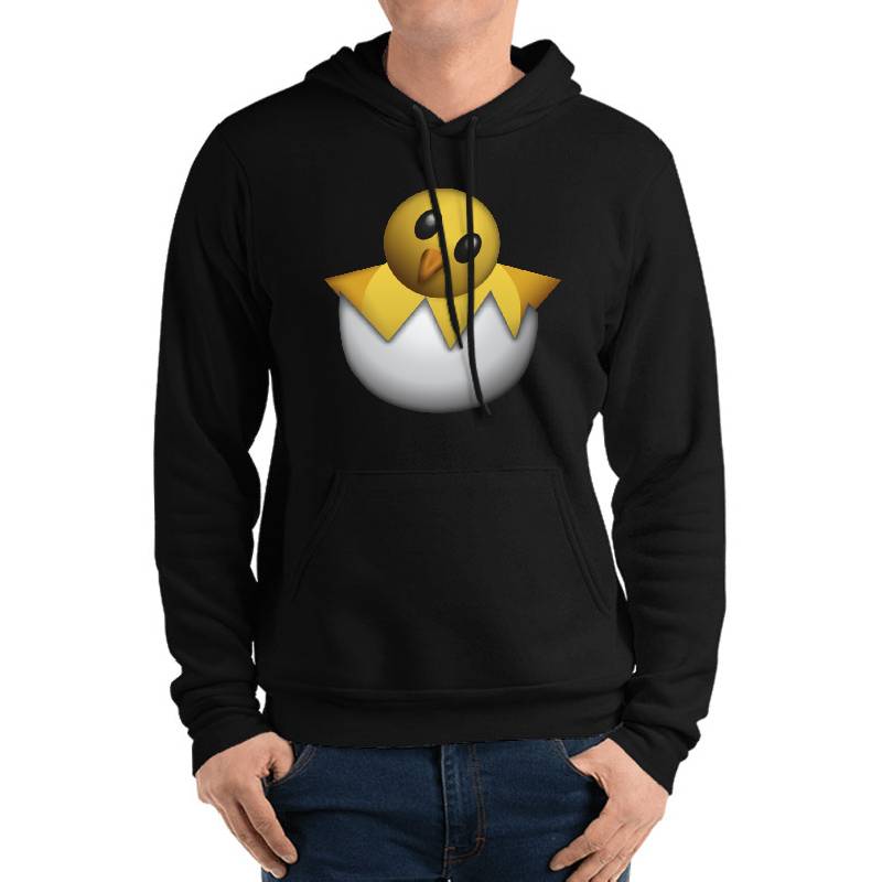 Hatching Chick Chicken Emoji Youth Hooded Sweatshirts