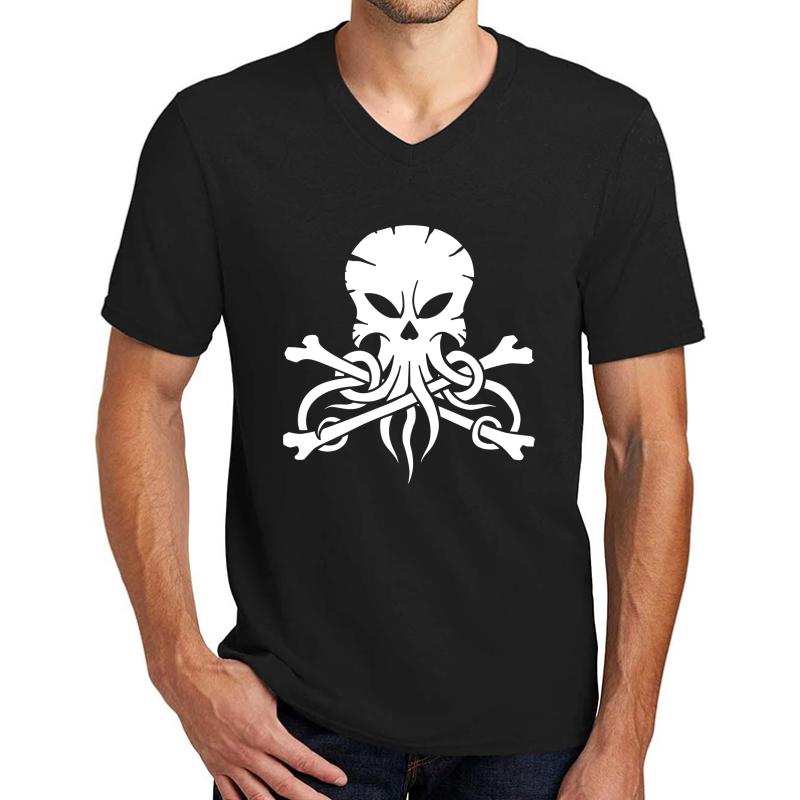 Alestorm Squid Unisex V-Neck T-Shirt Men Black