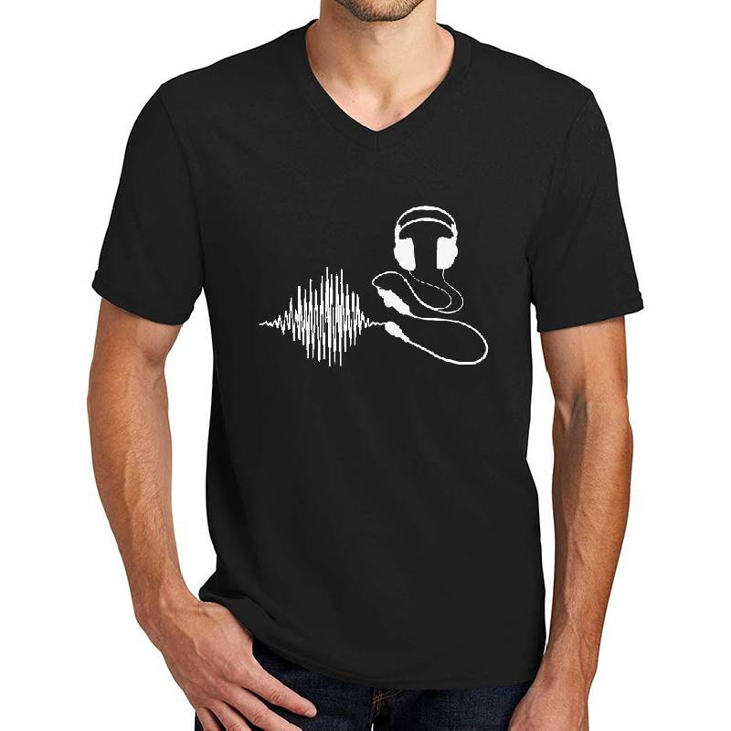 Headphones II White Premium Flat Bill Snapback Caps