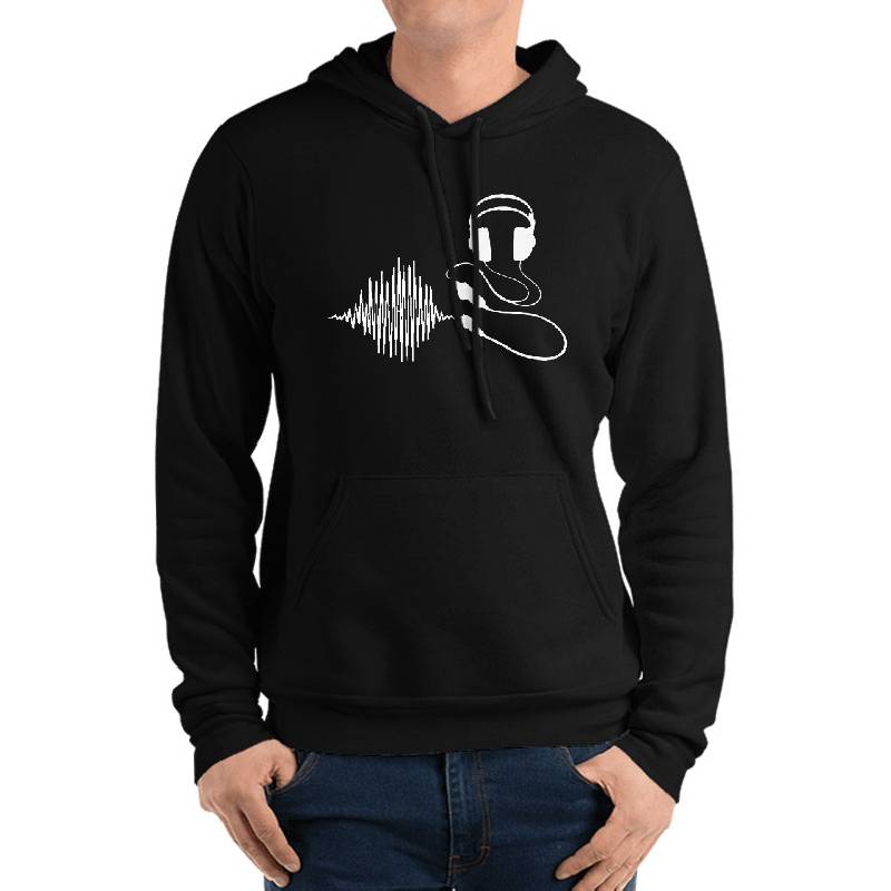 Headphones II White Premium Flat Bill Snapback Caps