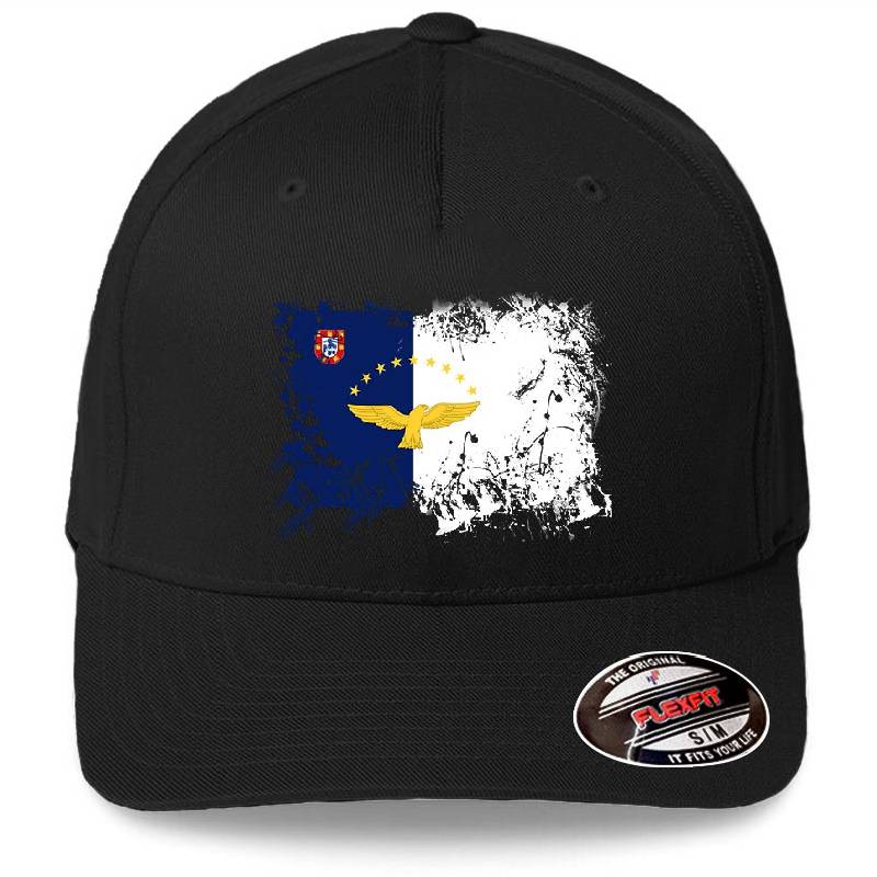 Azores Flag Premium Flat Bill Snapback Caps
