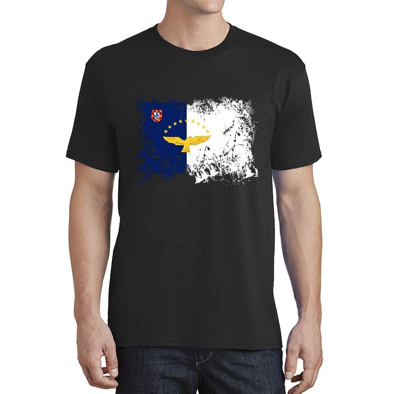 Azores Flag Premium Flat Bill Snapback Caps