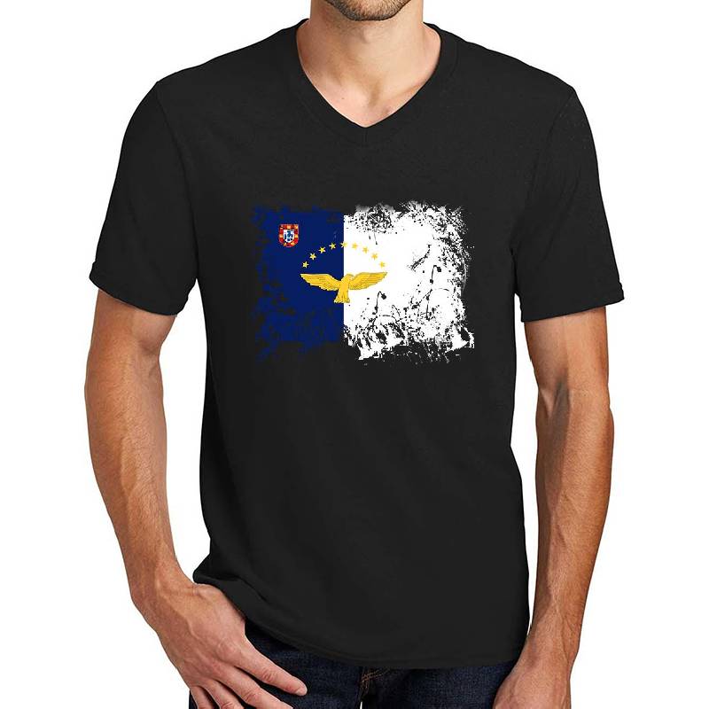 Azores Flag Premium Flat Bill Snapback Caps