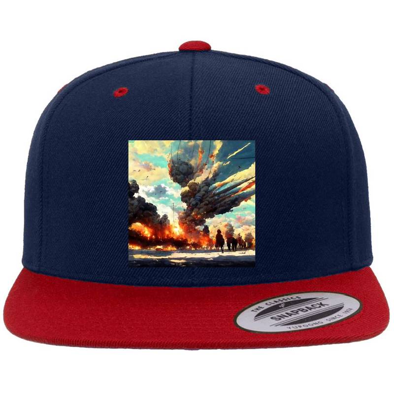 Epic explosion smoke plume during war Youth Hooded Sweatshirts