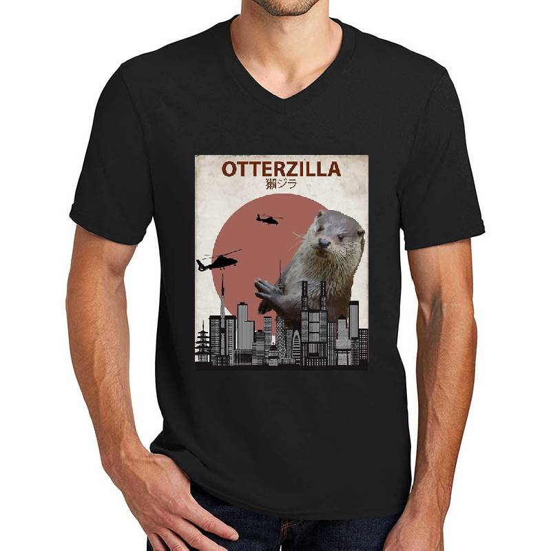 Otterzilla - Giant Otter Monster Unisex T-shirts