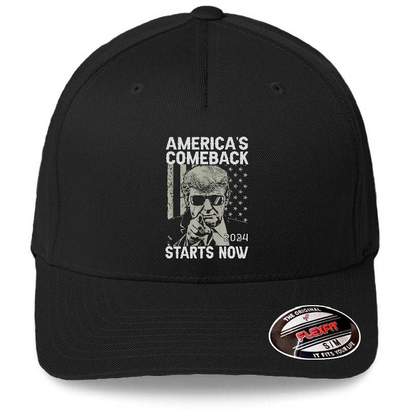 America's Comeback Starts Right Now Richardson Premium Trucker Snapback Caps