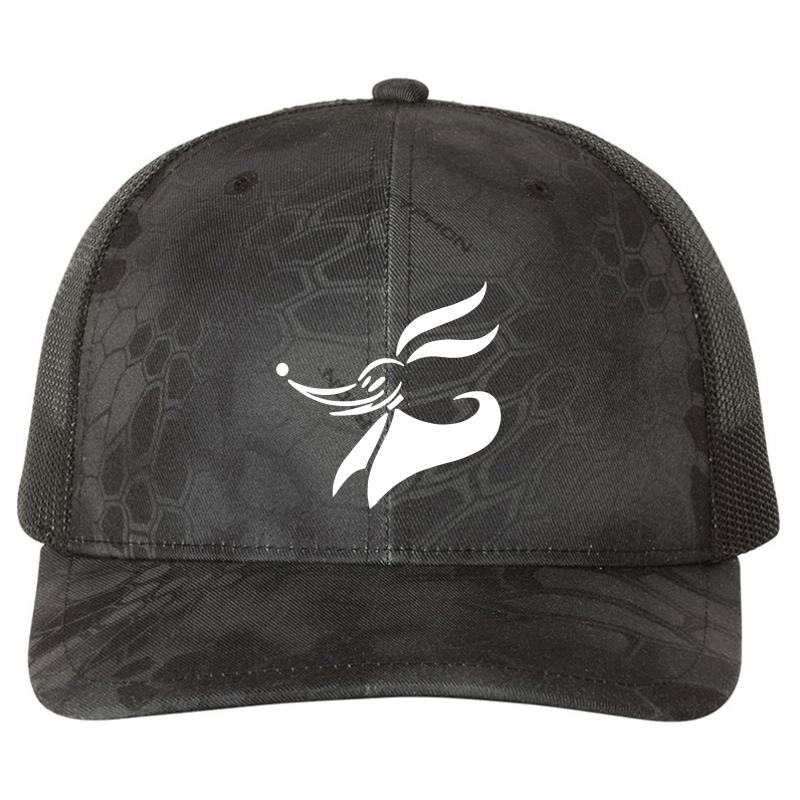 Zero - Nightmare Before Christmas Richardson Premium Trucker Snapback Cap  Kryptek Typhon Black