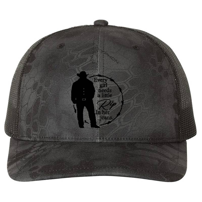 Every Girl Needs A Little Rip In Her Jeans Youth T-Shirts