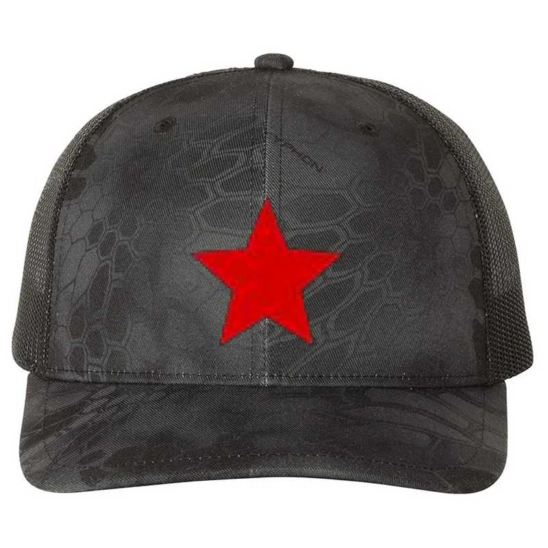 Star red star  black Unisex T-shirts
