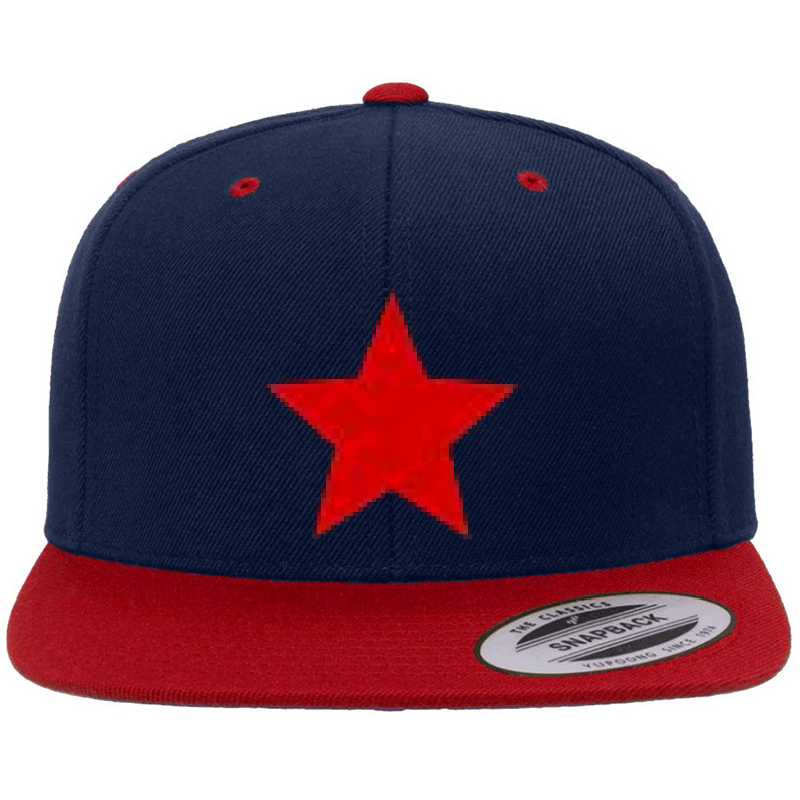 Star red star  black Unisex T-shirts