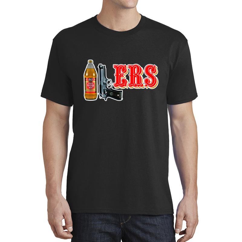 40 9 Ers 40Oz 9Mm Unisex T-Shirt Men Black